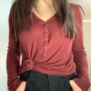 Express red button up top